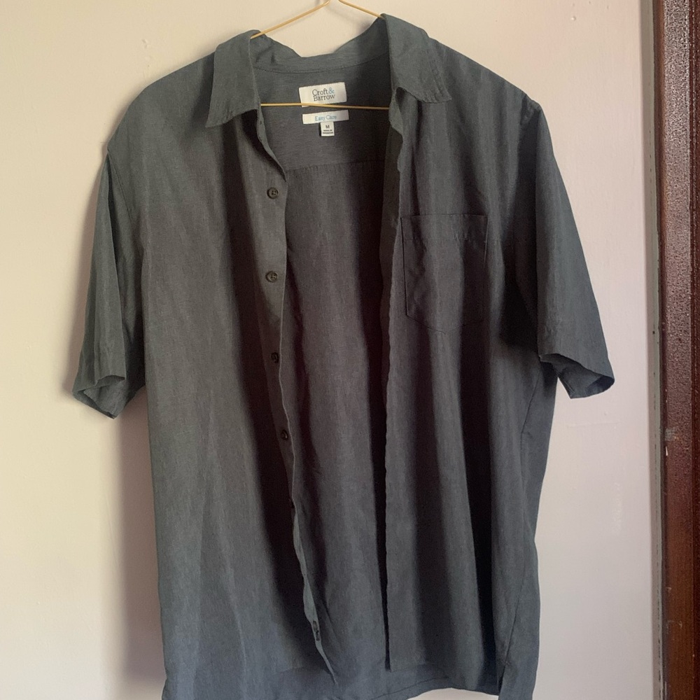 Croft & Barrow Charcoal Button Down Shirt